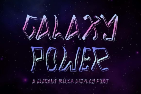 Galaxy Power Font - Featured Image