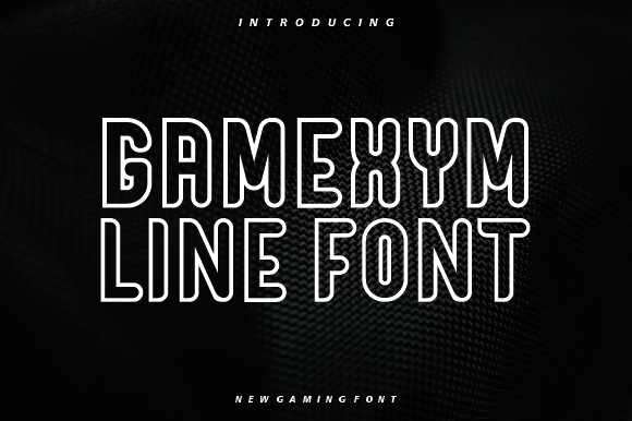 Gamexym Line Font - Featured Image