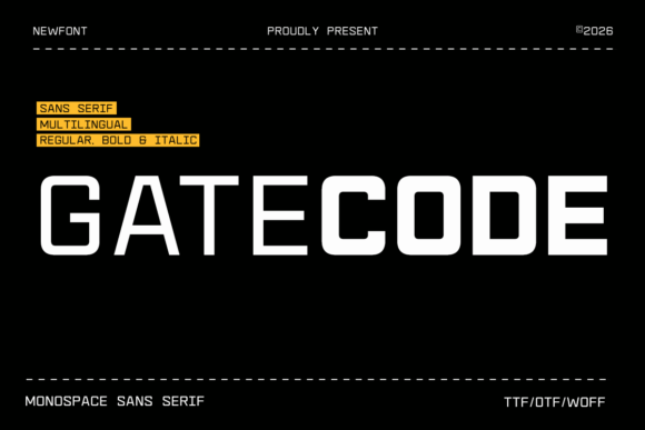 Gatecode Font - Featured Image
