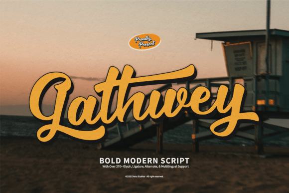 Gathwey Font - Featured Image