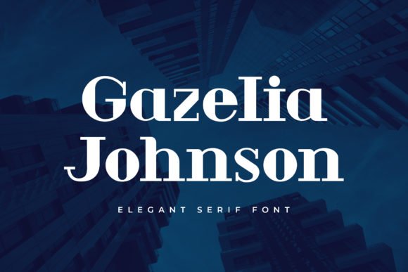 Gazelia Johnson Font - Featured Image