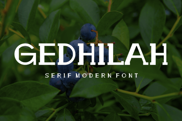 Gedhilah Font - Featured Image