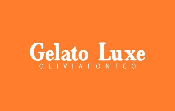 Gelato Luxe Font - Featured Image