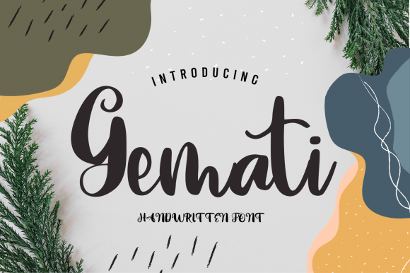 Gemati Font - Featured Image