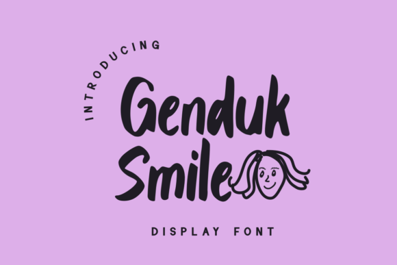 Genduk Smile Font - Featured Image