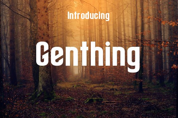 Genthing Font - Featured Image