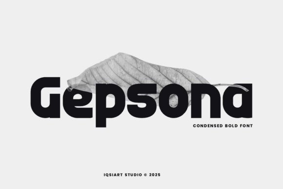 Gepsona Font - Featured Image