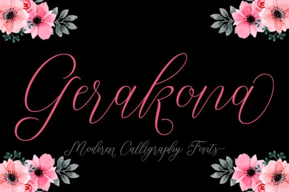 Gerakona Font - Featured Image