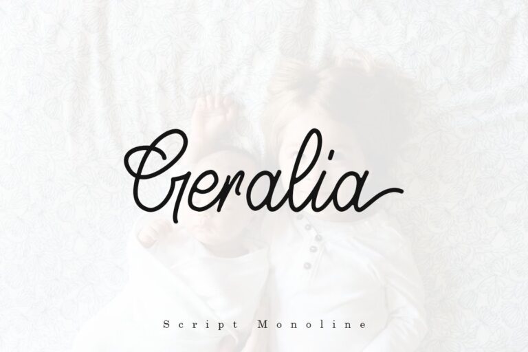 Geralia Font - Featured Image