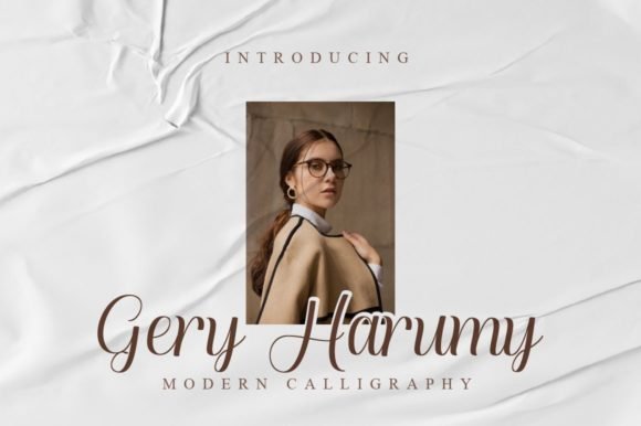 Gery Harumy Font - Featured Image