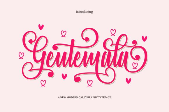 Geutemala Font - Featured Image