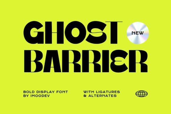 Ghost Barrier Font - Featured Image