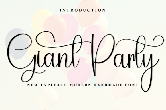 Giant Party Font - Featured Image