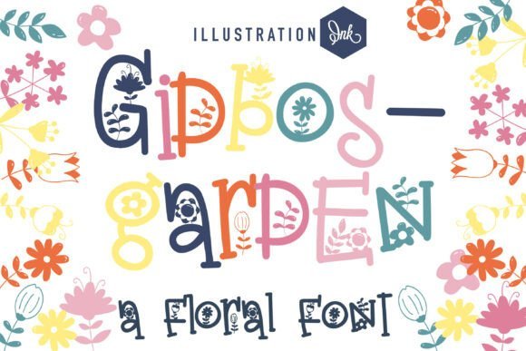 Gidber Garden Family Font - Featured Image