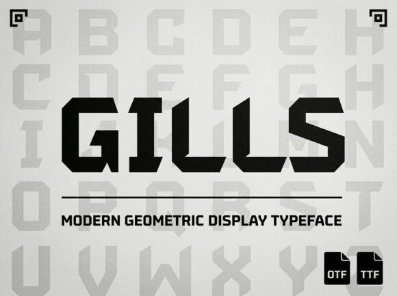 Gills Font - Featured Image