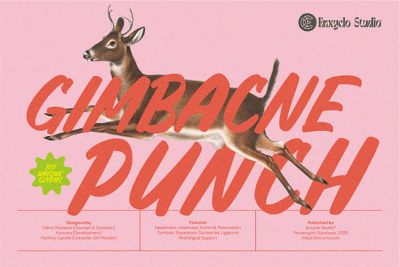 Gimbacne Punch Font - Featured Image