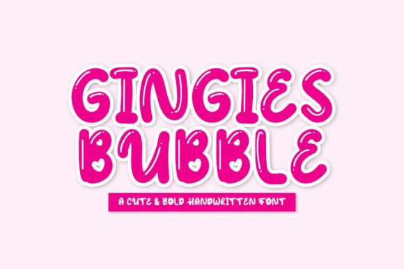 Gingies Bubble Font - Featured Image