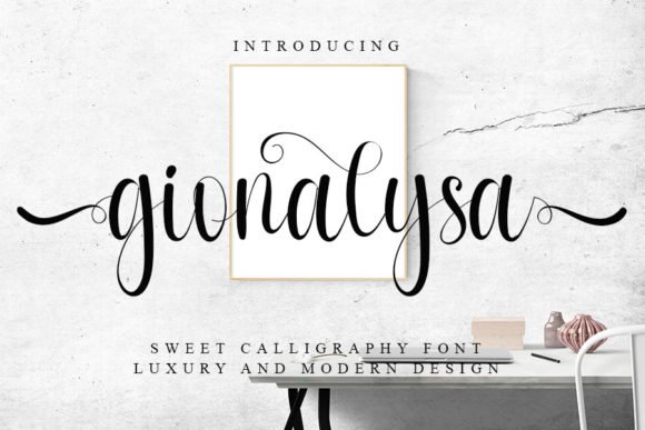Gionalysa Font - Featured Image