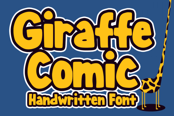 Giraffe Comic Font - Featured Image