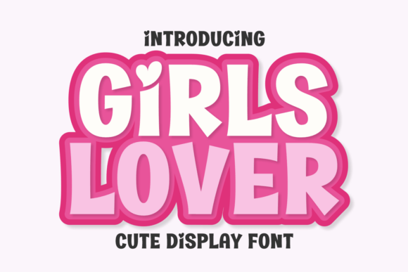 Girls Lover Font - Featured Image