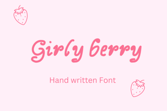 Girly Berry Font - Featured Image