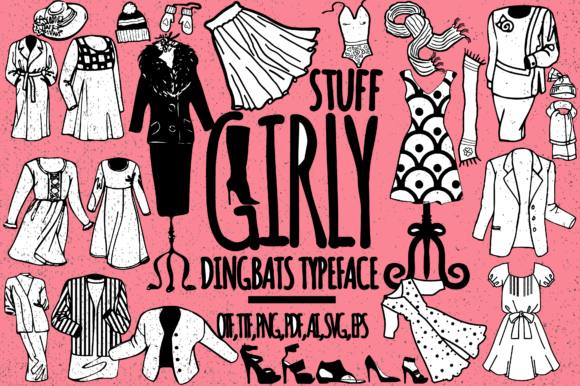 Girly Stuff Font - Featured Image