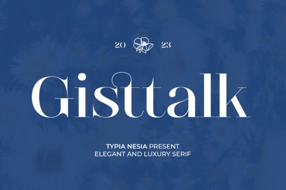 Gistalk Font - Featured Image