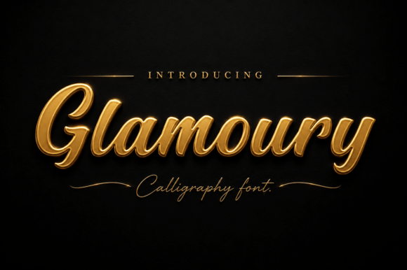 Glamoury Font - Featured Image