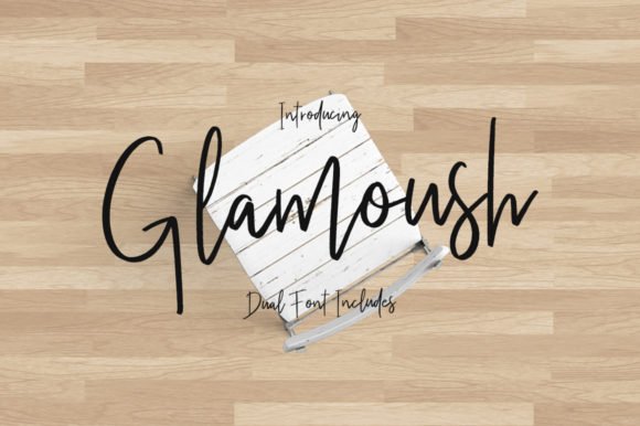 Glamoush Font - Featured Image