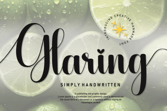 Glaring Font - Featured Image