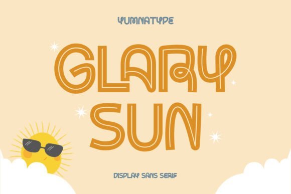 Glary Sun Font - Featured Image