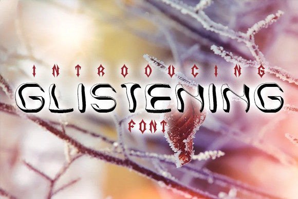 Glistening Font - Featured Image