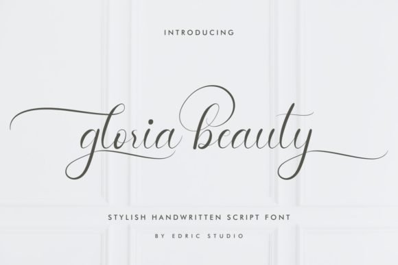 Gloria Beauty Font - Featured Image