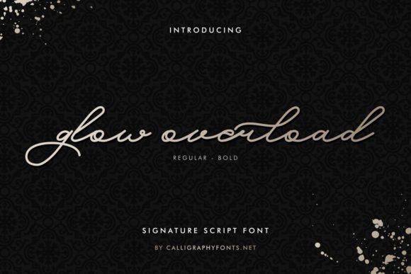 Glow Overload Font - Featured Image