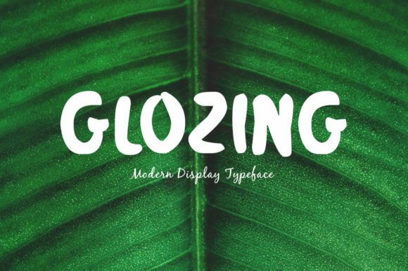 Glozing Font - Featured Image
