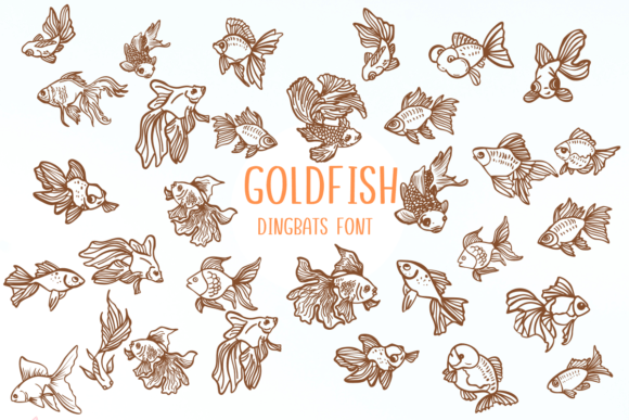 Gold Fish Font - Featured Image