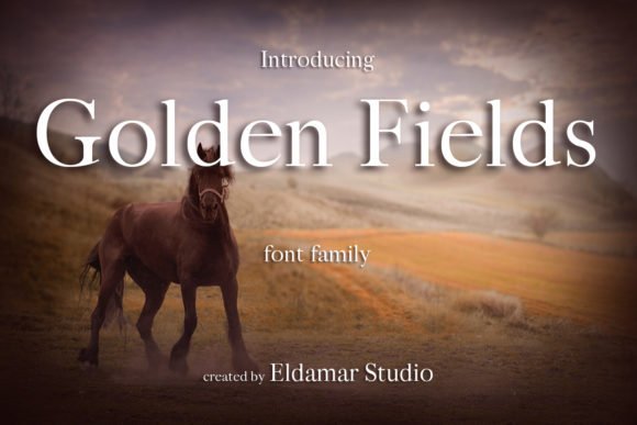 Golden Fields Font - Featured Image