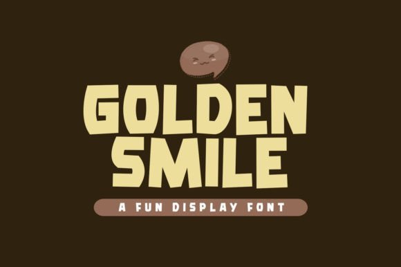 Golden Smile Font - Featured Image