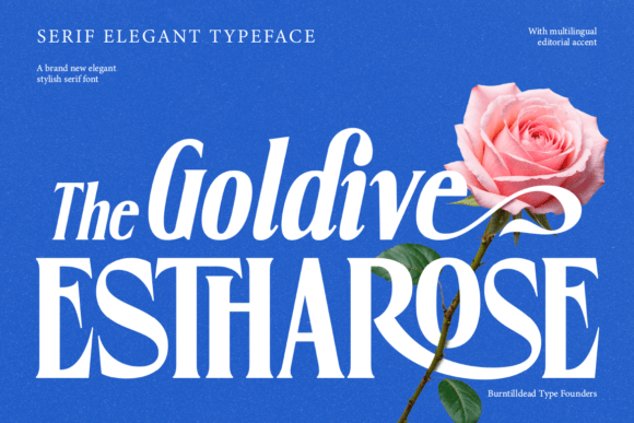Goldive Estharose Regular Font - Featured Image