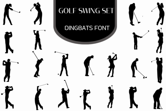 Golf Swing Set Font - Featured Image
