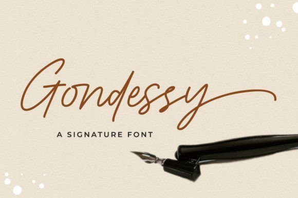 Gondessy Font - Featured Image