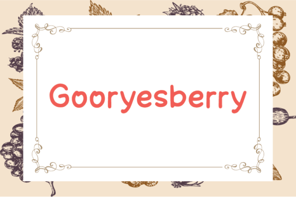 Gooryesberry Font - Featured Image