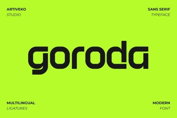 Goroda Font - Featured Image