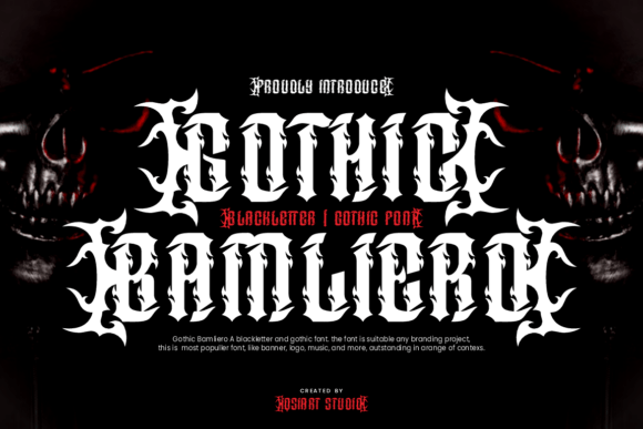 Gothic Bamliero Font - Featured Image