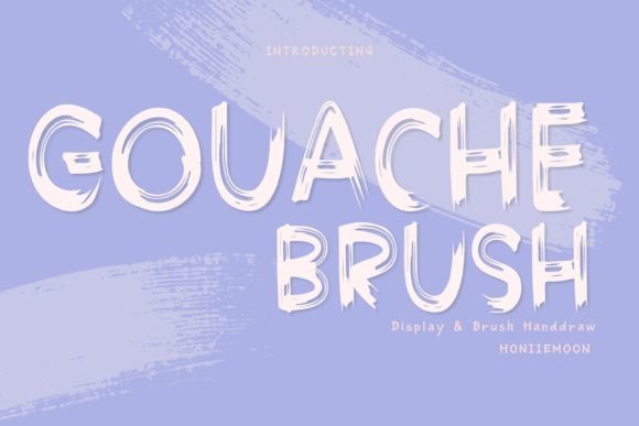 Gouache Brush Font - Featured Image