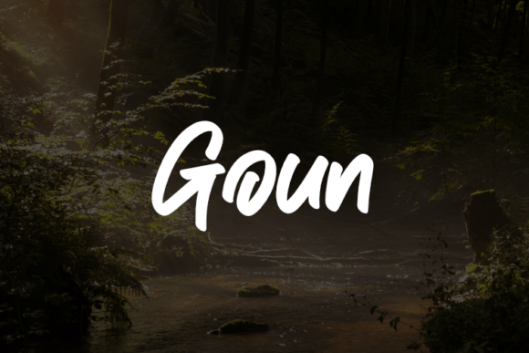 Goun Font - Featured Image