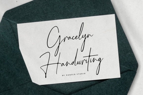 Gracelyn Handwriting Font - Featured Image