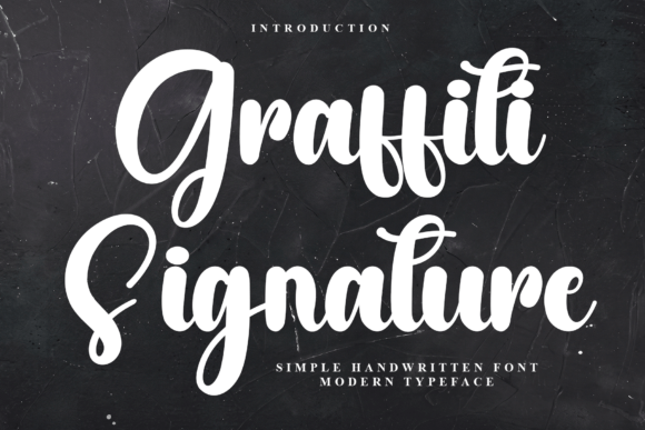 Graffiti Signature Font - Featured Image
