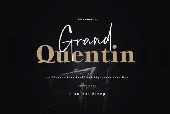 Grand Quentin Duo Font - Featured Image