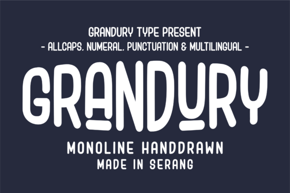 Grandury Font - Featured Image
